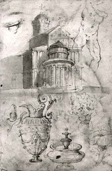 De apsis van de Duomo, Pisa door Domenico Beccafumi
