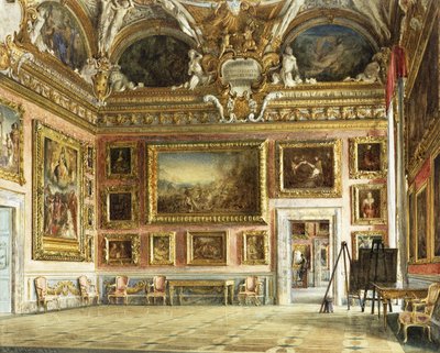 Interieurs van het Palazzo Pitti, Florence: De Sala dell