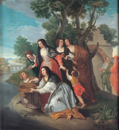 De Vestal Tuccia door Domenico Corvi