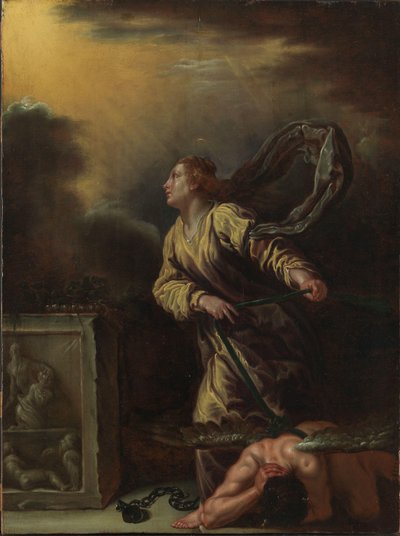 Sint Juliana door Domenico Fetti