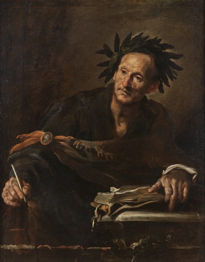 Een Dichter uit de Oudheid, ca. 1620-1 door Domenico Fetti or Feti