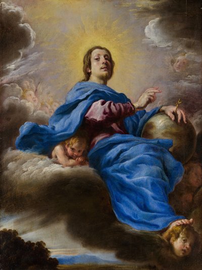 Salvator Mundi, c.1622-23 door Domenico Fetti or Feti