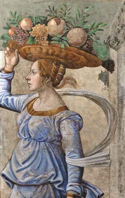 Kanephora manddrager door Domenico, Ghirlandaio