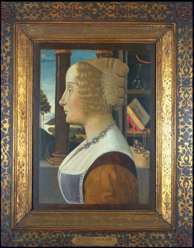 Portret van een vrouw, c.1490 door Domenico Ghirlandaio