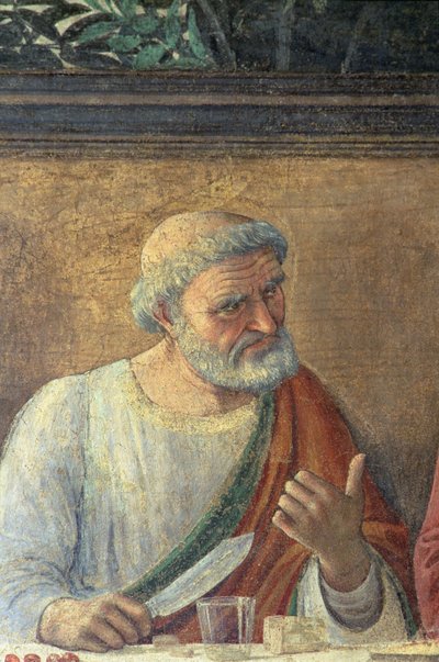 Het Laatste Avondmaal, 1480 door Domenico Ghirlandaio