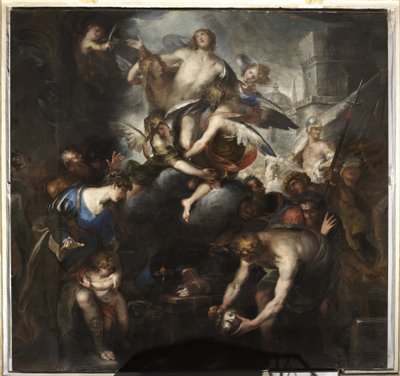 Martelaarschap en Glorie van Jacobus, zoon van Zebedeüs door Domenico I Piola