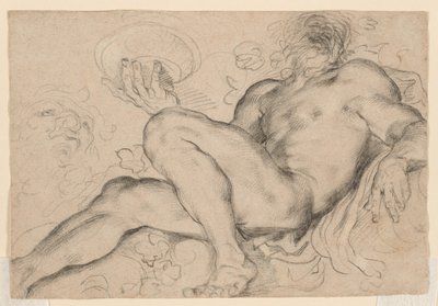 Studie voor Bacchus of Silenus door Domenico Maria Canuti