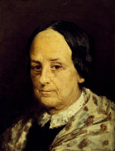 Portret van Luisa Ruggeri door Domenico Morelli