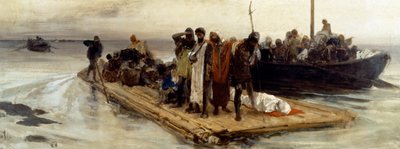 Vluchtelingen uit Aquileia door Domenico Morelli