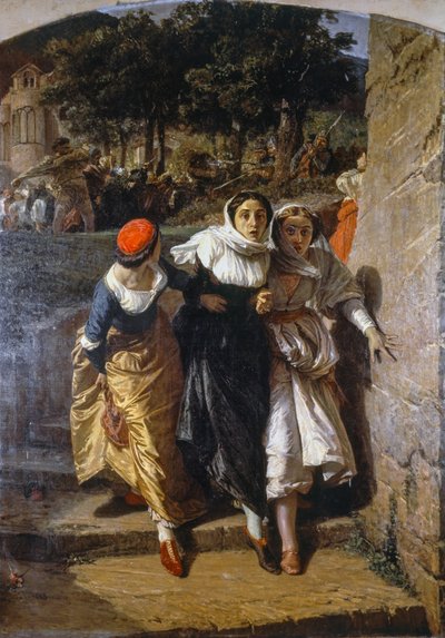 Siciliaanse Vespers door Domenico Morelli