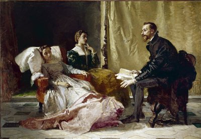 Torquato Tasso leest Gerusalemme liberata aan Eleonora d