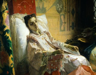 Torquato Tasso leest Bevrijd Jeruzalem voor aan Eleonora d