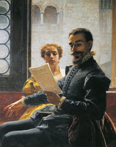 Torquato Tasso leest Bevrijd Jeruzalem voor aan Eleonora d