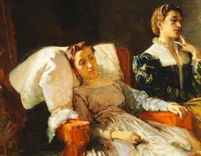 Torquato Tasso leest Bevrijde Jeruzalem aan Eleonora d