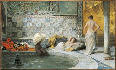 Turks bad door Domenico Morelli