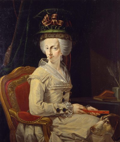 Portret van Maria Amalia van Oostenrijk 1746-1804, Hertogin van Parma door Domenico Muzzi