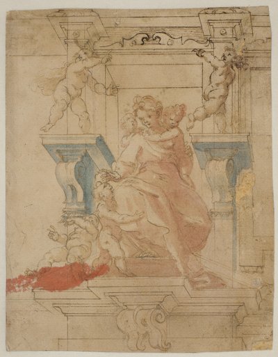 St. Antonius van Padua door Domenico Piola