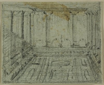 Portico door Domenico Quaglio
