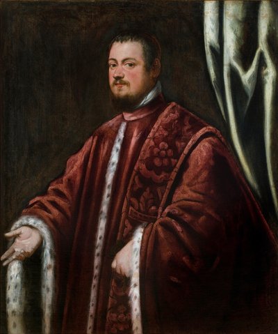 Portret van Nicolo Da Ponte (1491-1585) door Domenico Robusti Tintoretto