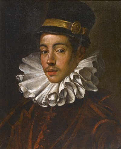 Portret van Ito Mancio, ca. 1585 door Domenico Robusti Tintoretto