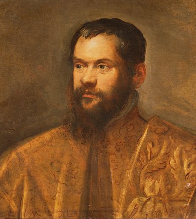 Portret van een Man door Domenico Robusti Tintoretto