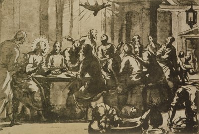 Het Laatste Avondmaal door Domenico Robusti Tintoretto