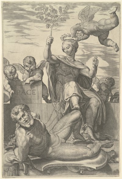 Allegorie van Vrede door Domenico Tibaldi