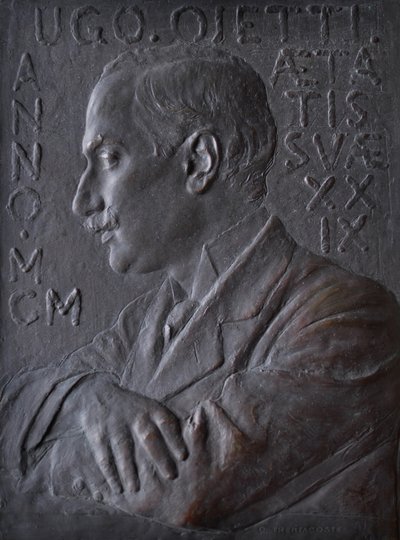Portret van Ugo Ojetti door Domenico Trentacoste