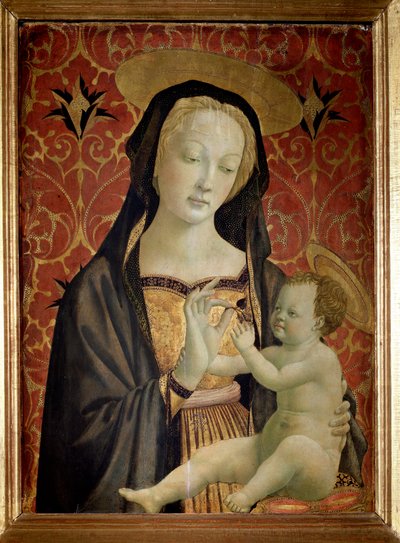 De maagd met kind door Domenico Veneziano