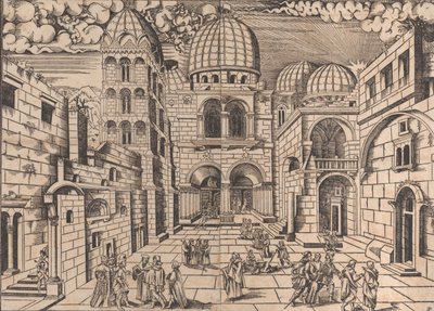 De Heilig Grafkerk, Jeruzalem, ca. 1546 door Domenico dalle Greche
