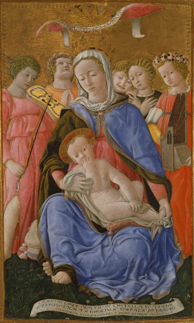 Madonna van Nederigheid door Domenico di Bartolo
