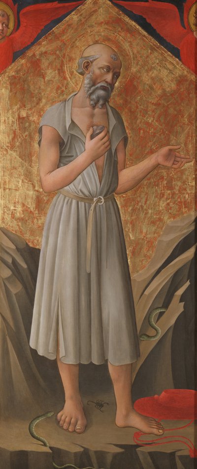 St. Hiëronymus, Boetvaardig door Domenico di Michelino