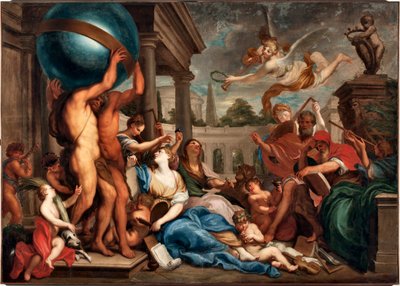 Atheneum voor Schone Kunsten door Domenico the Elder Piola