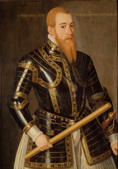 Portret van Koning Erik XIV van Zweden 1533-1577 door Domenicus Verwilt
