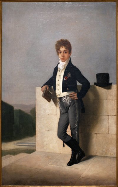 Portret van Joao Pedro Quintella, Graaf van Farrobo (1801-1869) door Domingos Antonio de Sequeira