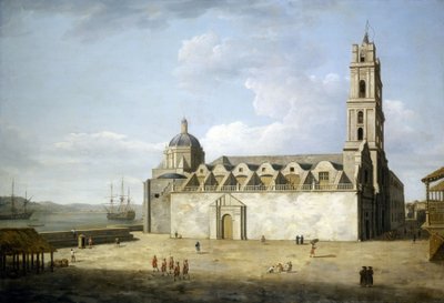 Kathedraal van Havana, augustus en september 1762 door Dominic Serres