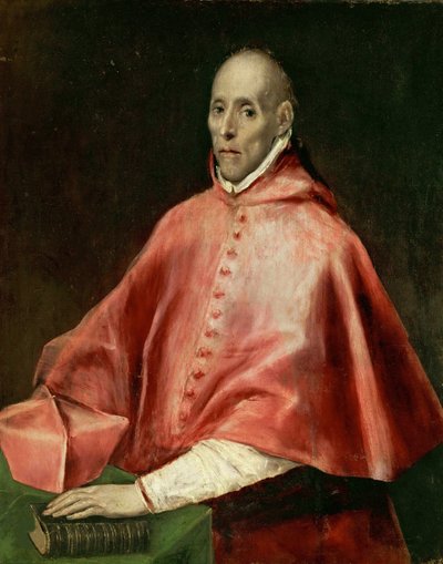 Portret van kardinaal Juan Pardo de Tavera, 1609 door Dominico El Greco