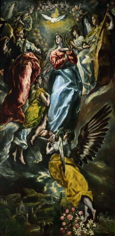 De Onbevlekte Ontvangenis van de Maagd, ca. 1608-1610 door Dominico El Greco