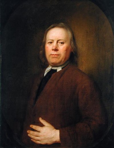 Portret van Kapitein Ulrich Jansen door Dominicus Van der Smissen