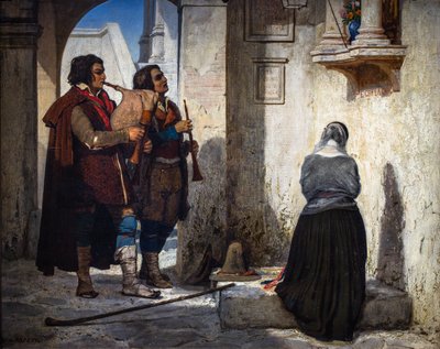 Gebed tot de Madonna door Dominique Louis Papety