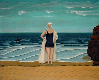 De kliffen en de zee, 1931 door Dominique Peyronnet