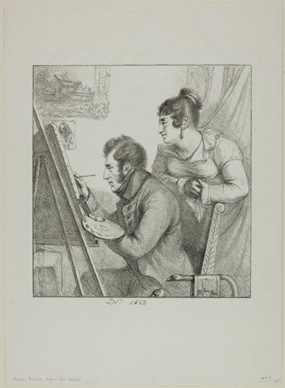 Baron Denon voor zijn Ezelschilderij door Dominique Vivant Denon