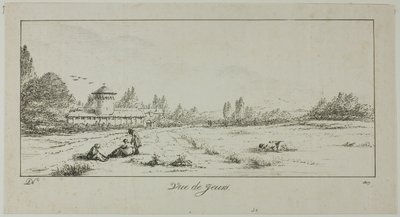 Uitzicht op Jeurs door Dominique Vivant Denon