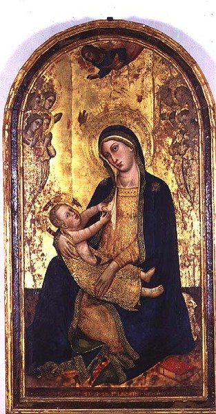 Madonna en Kind door Don Silvestro dei Gherarducci