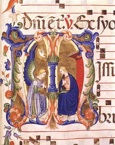 Ms 572 f.147r Geïllustreerde initiaal 