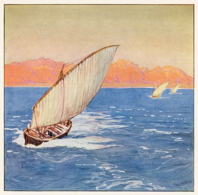 Rudyard Kipling: De jonk en de dhow door Donald (after) Maxwell