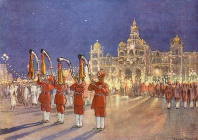 Het welkom in Mysore door Donald (after) Maxwell