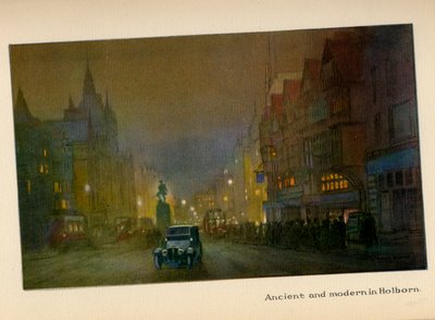 Oud en modern in Holborn, uit 