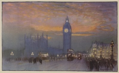 De lichten van Westminster door Donald Maxwell