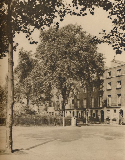 In Boarding-House Land: De Platanen van Torrington Square, c1935 door Donald McLeish